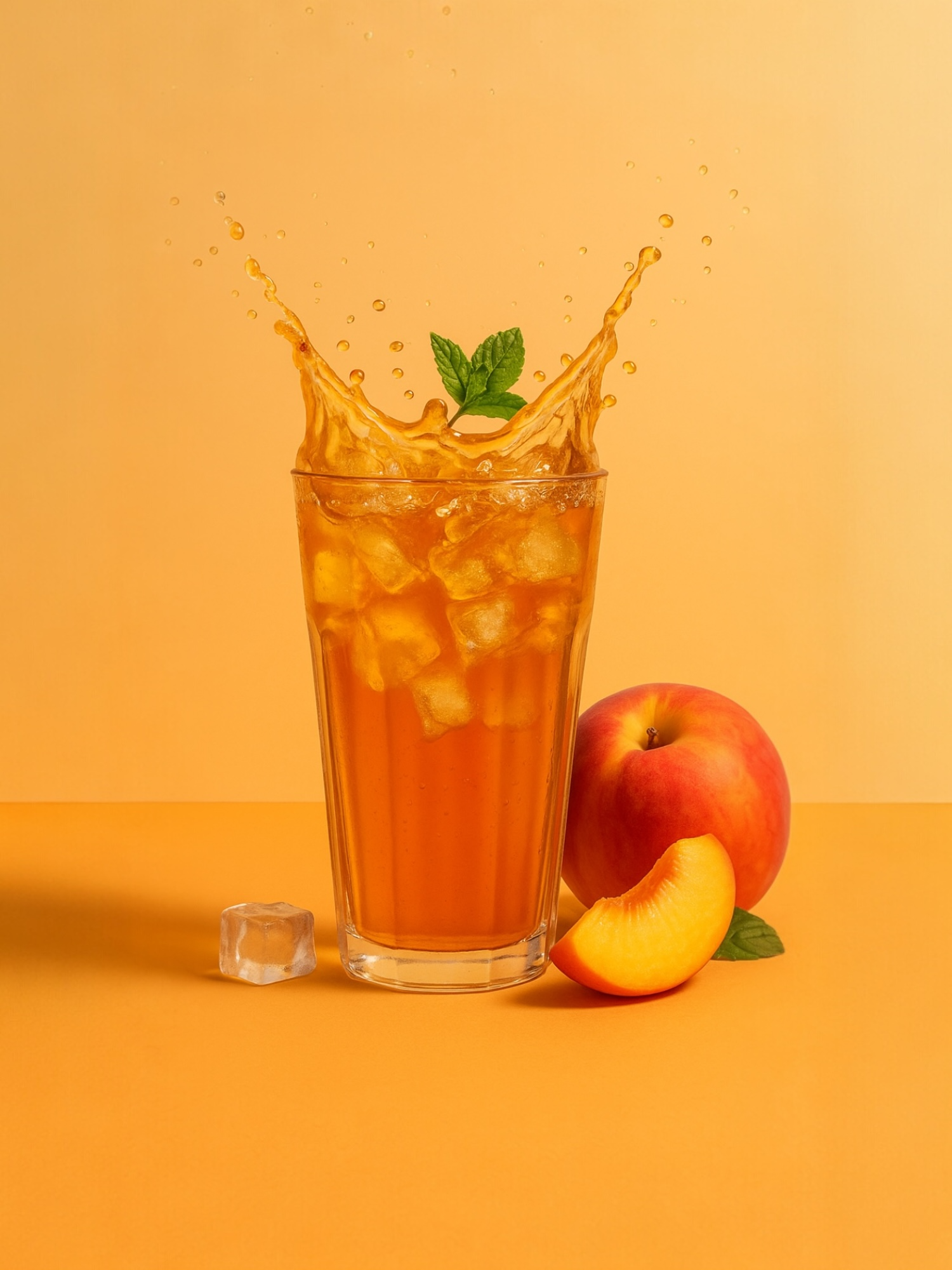 Peach iced tea