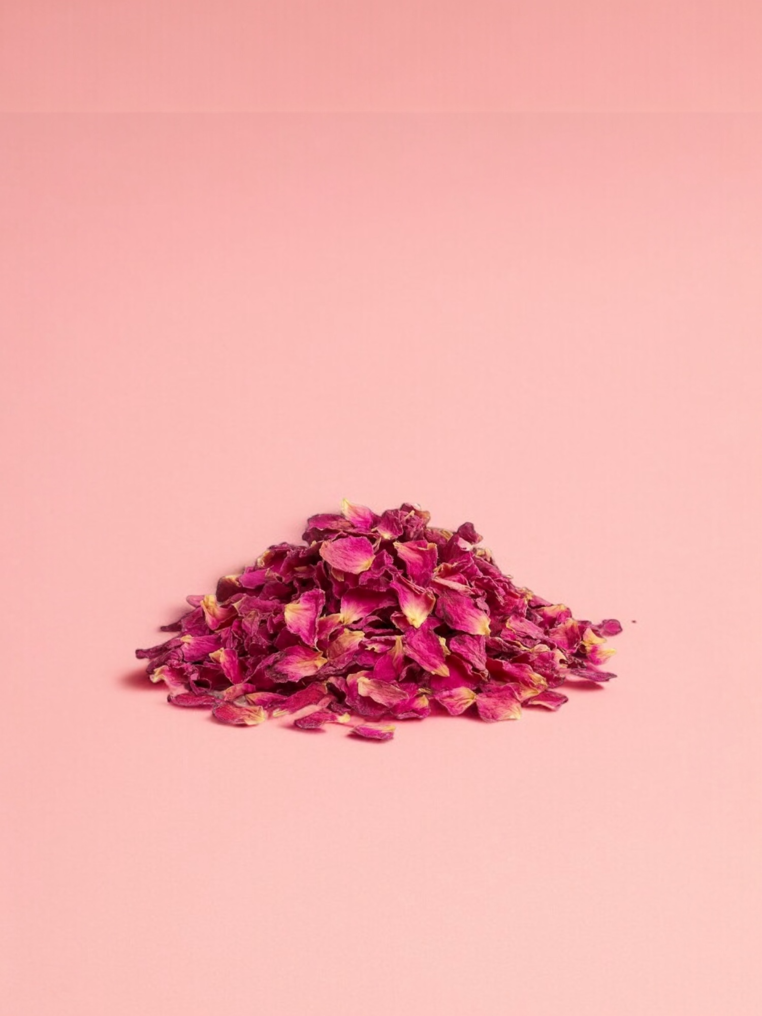 Dried edible rose petals