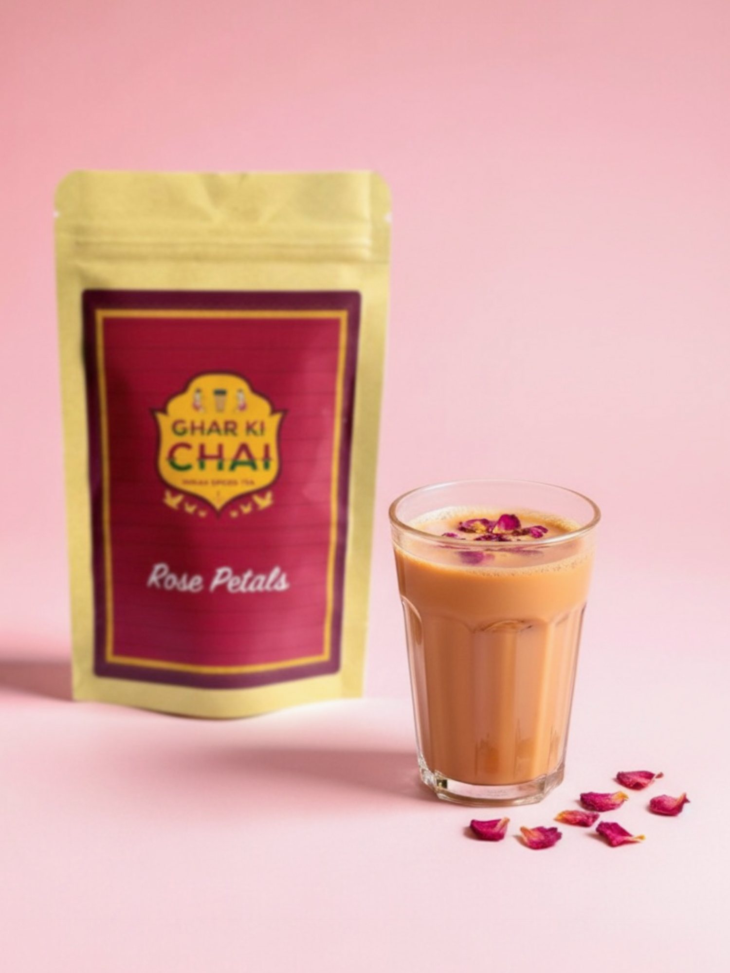 Dried edible rose petals